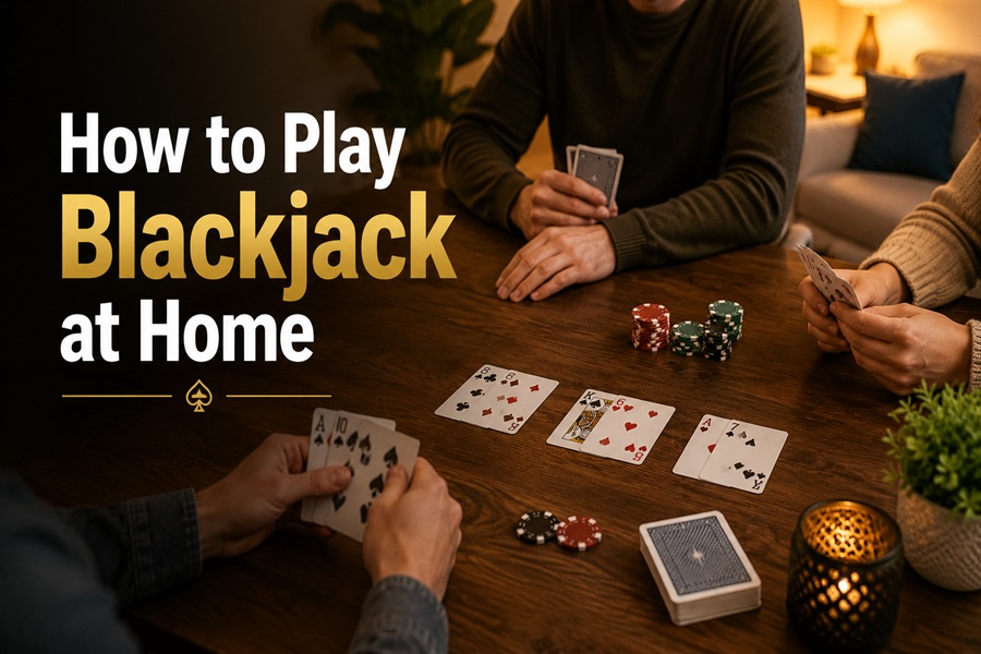 How to Play Blackjack at Home: Complete Rules, Dealer Setup, and House-Rule Guide for Game Night